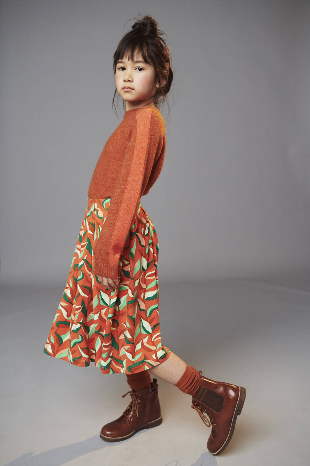 Lily Balou Rock SOHO Midi Skirt Jungle