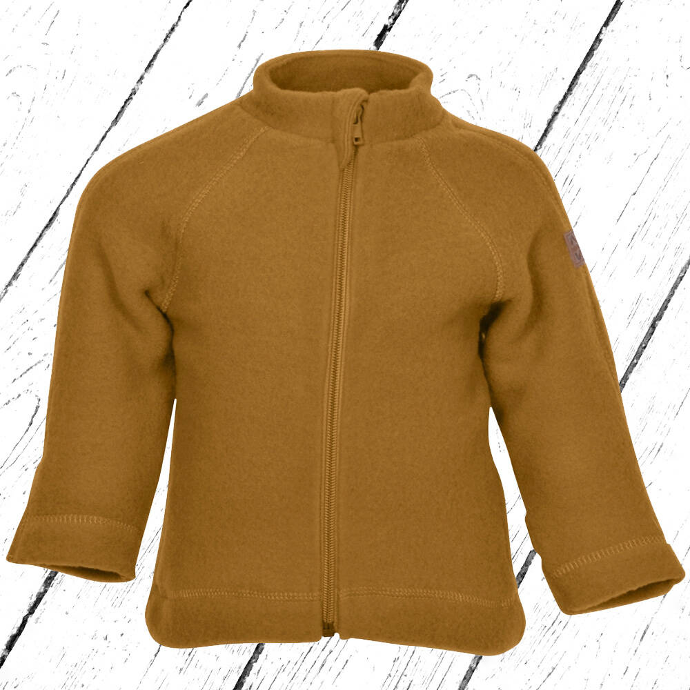 Mikk-Line Jacke Merino Wool Baby Jacket Golden Brown