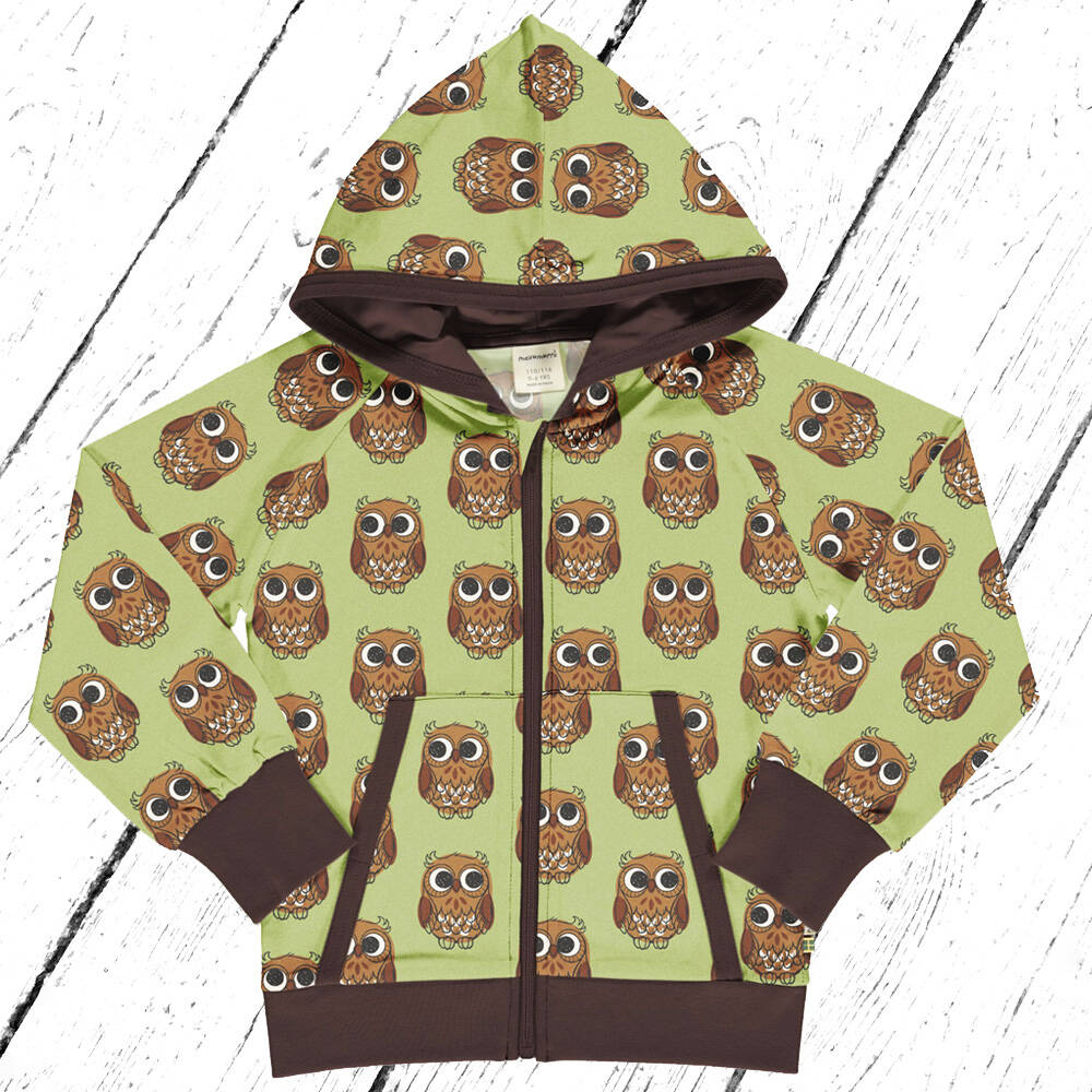 Maxomorra Kapuzenjacke Cardigan Hood Sweat OWL