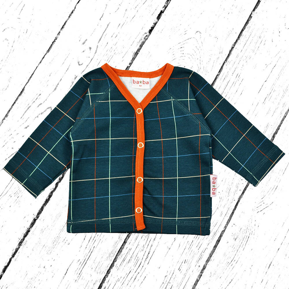 Baba Babywear Raglan Shirt Checked Blue