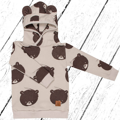 Zezuzulla Sweatshirt Hoodie Blouse Bear on Beige