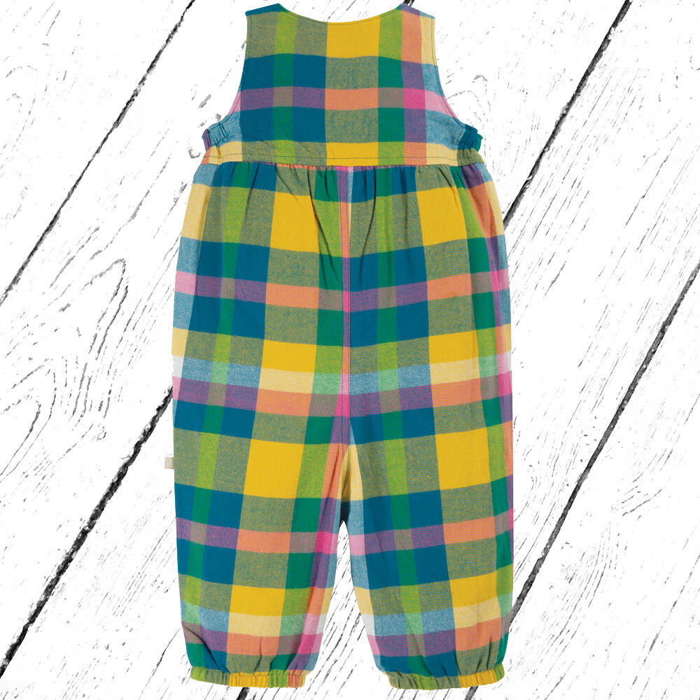 Frugi Latzhose Cleo Check Dungaree Bumble Bee Check