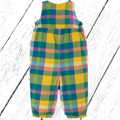 Frugi Latzhose Cleo Check Dungaree Bumble Bee Check