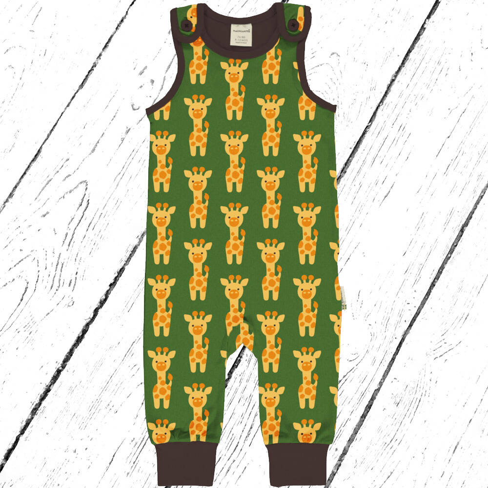 Maxomorra Trägeranzug Playsuit GIRAFFE