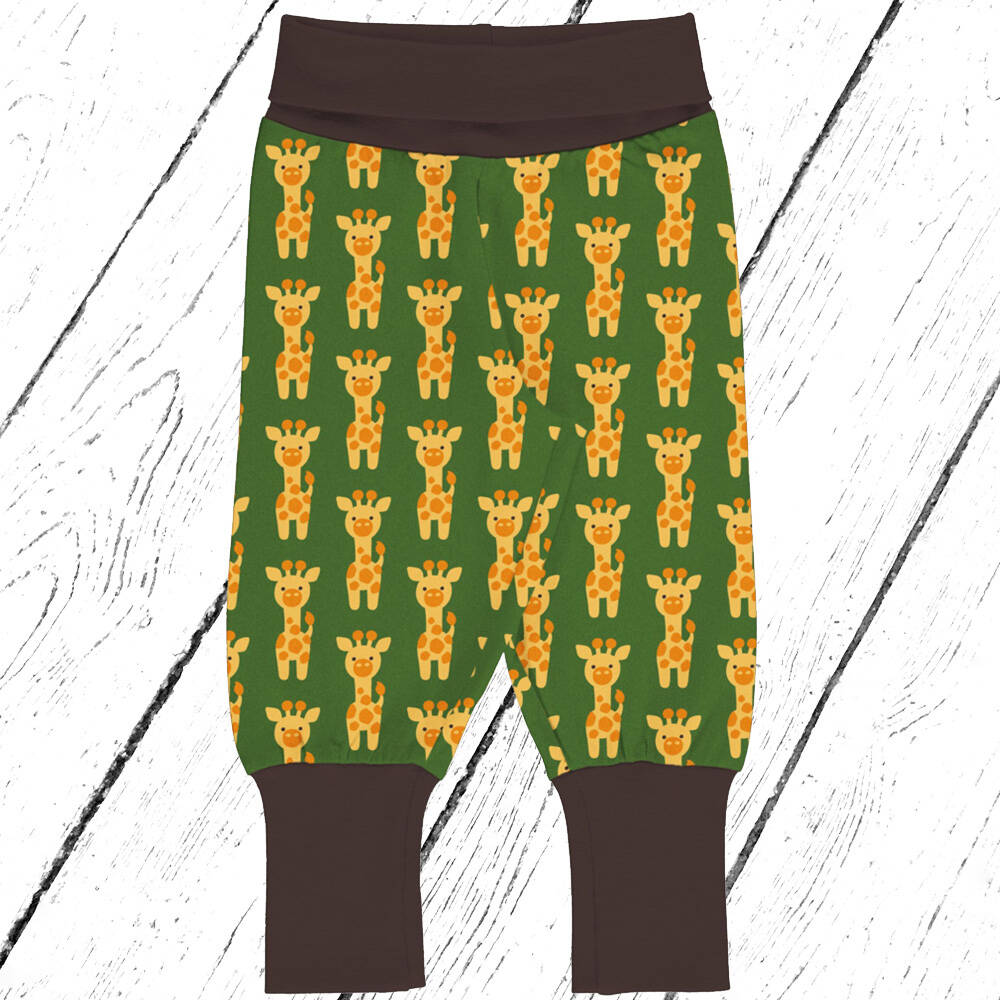 Maxomorra Hose Pants Rib GIRAFFE