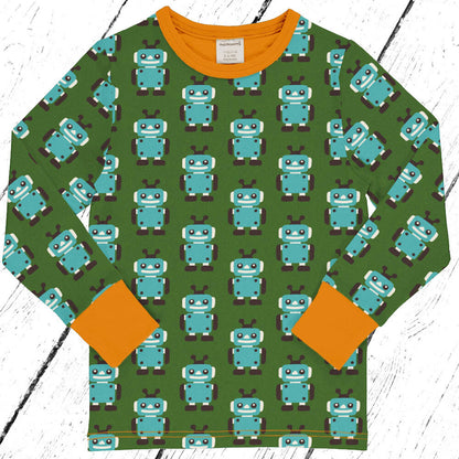 Maxomorra Shirt Top LS ROBOT