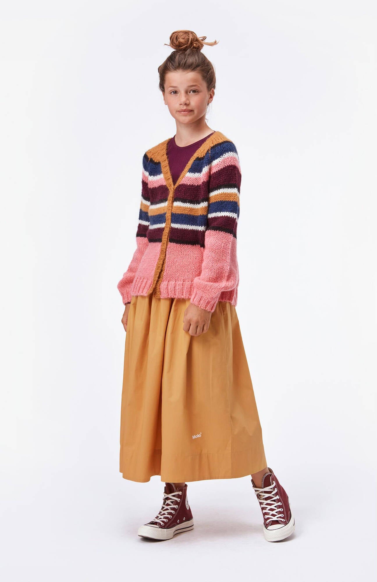 Molo Strickjacke Gail World Stripe