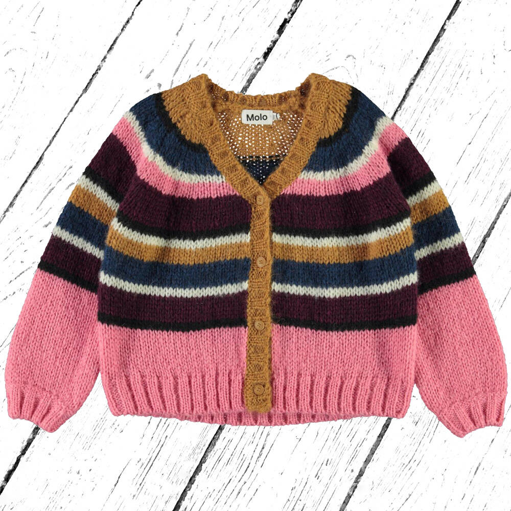 Molo Strickjacke Gail World Stripe