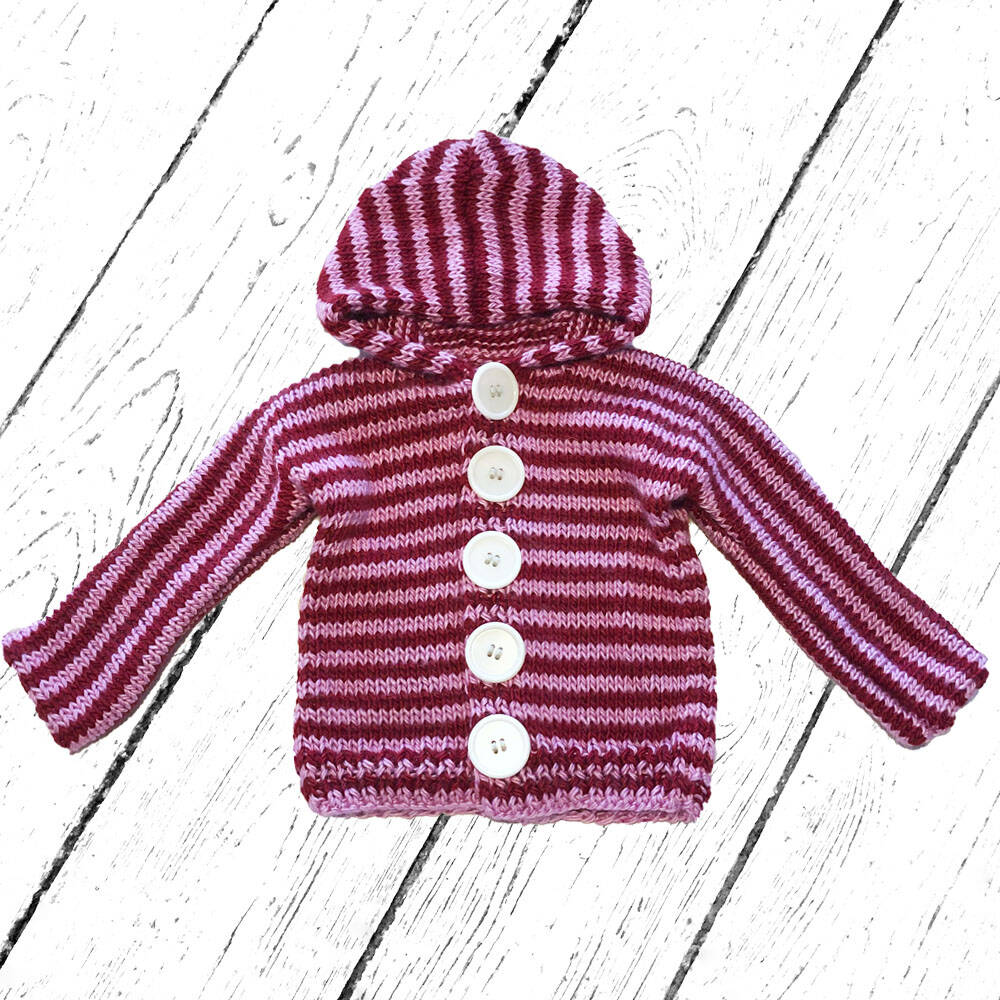 Mia Mohnstreusel Merino Seide Strickjacke