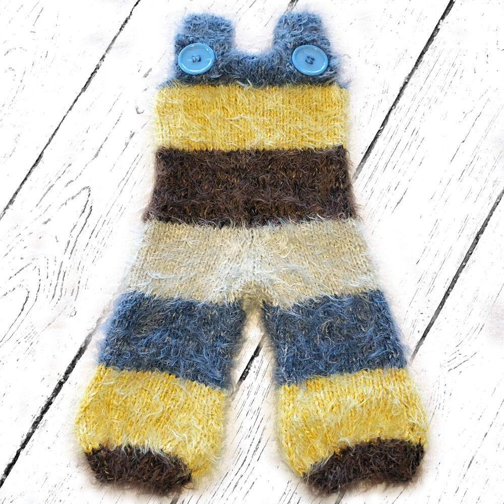 Mia Mohnstreusel Flausch Strick Strampler