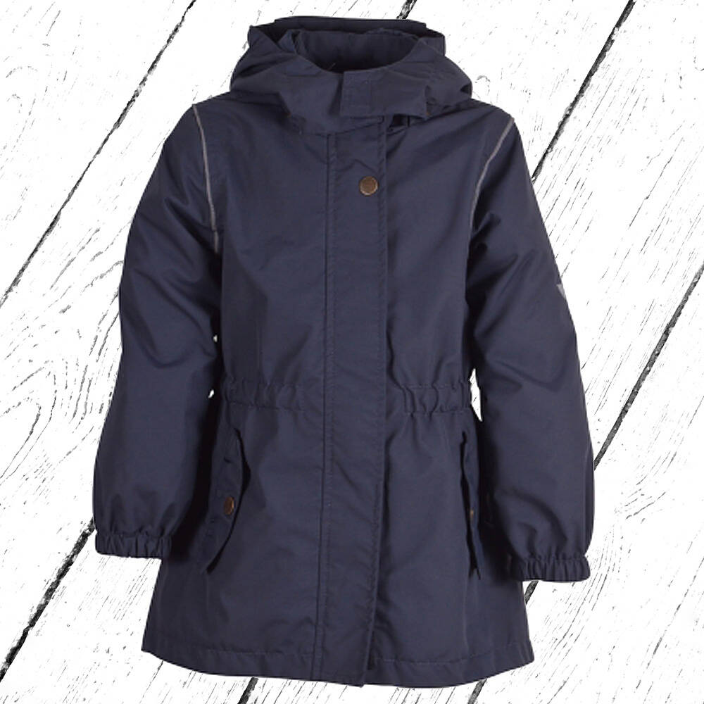 Mikk-Line Übergangsjacke Nylon Girls Coat Silver Blue