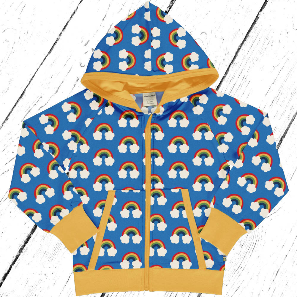 Maxomorra Kapuzenjacke Cardigan Hood RAINBOW