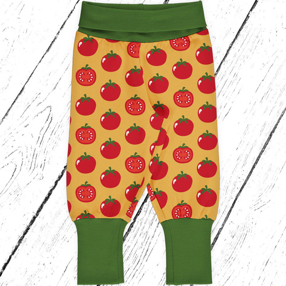 Maxomorra Hose Pants Rib TOMATO