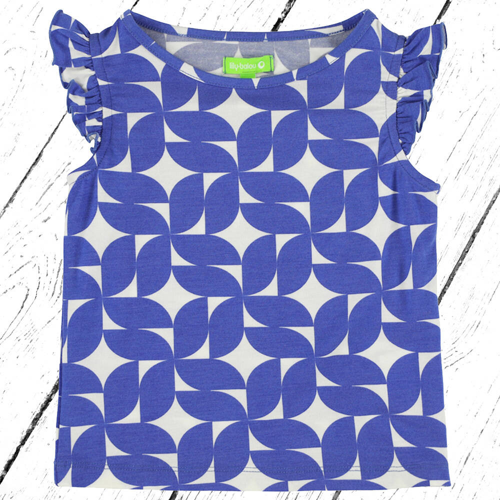 Lily Balou T-Shirt Eline Top Cobalt Dream