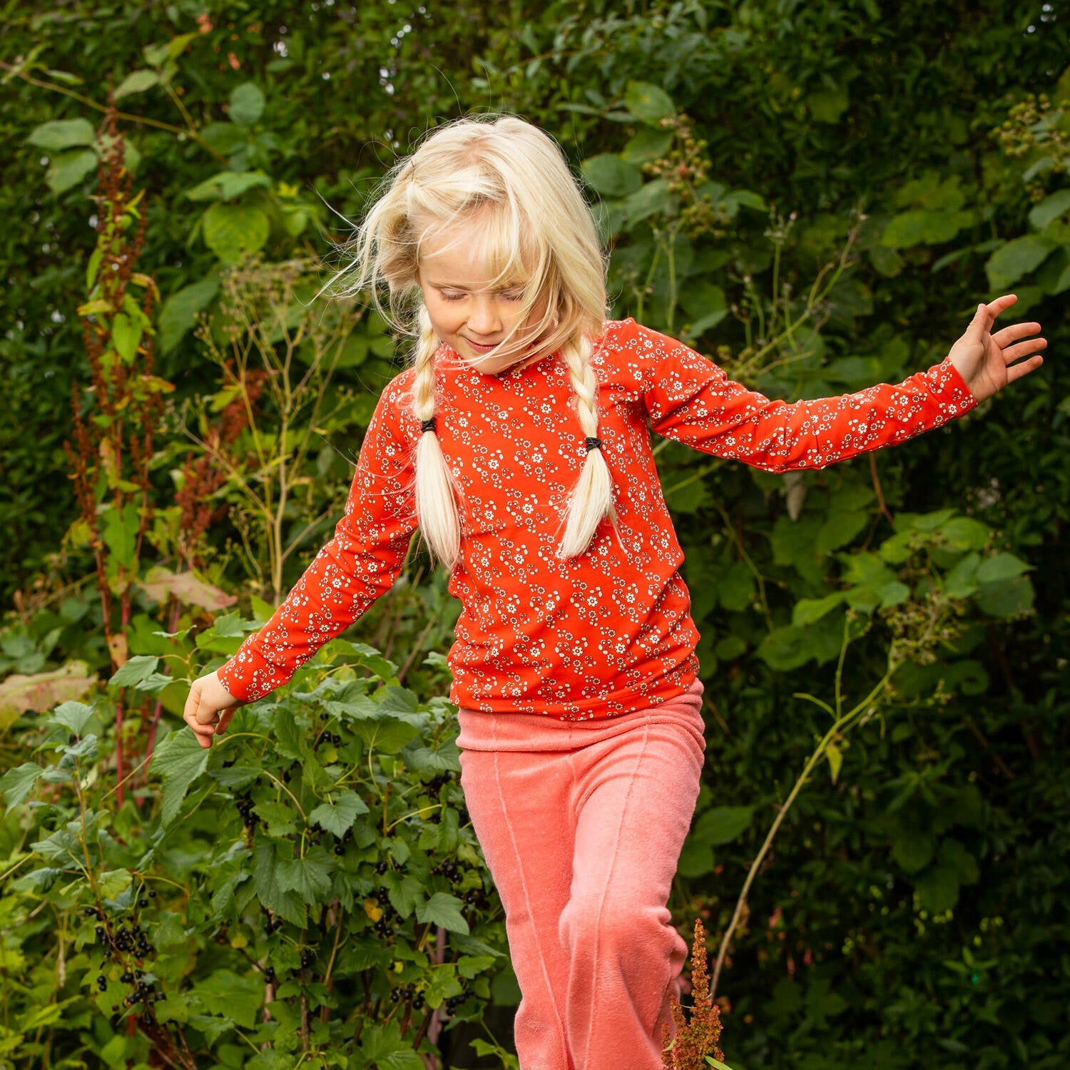 Albababy Shirt All You Need Orange com Liberty Love