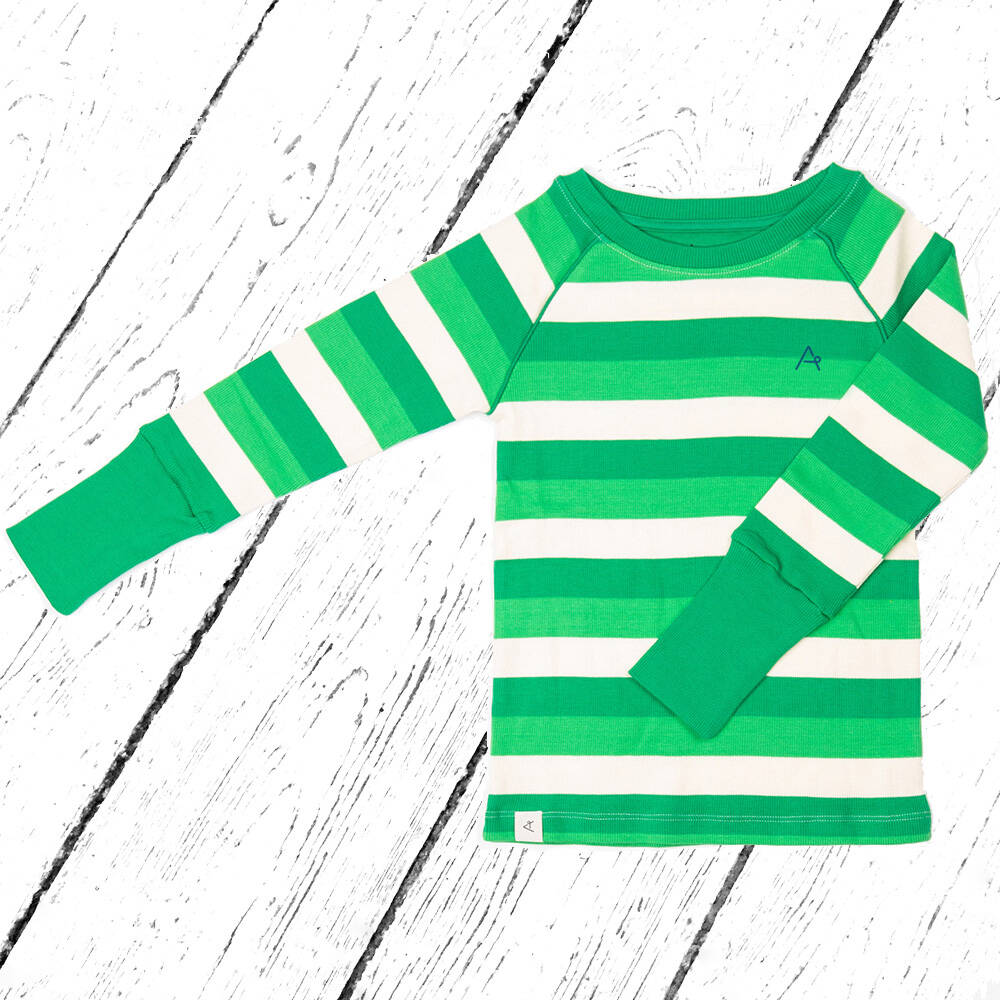 Albababy Shirt Our Favourite Rib Blouse Kelly Green Stripes