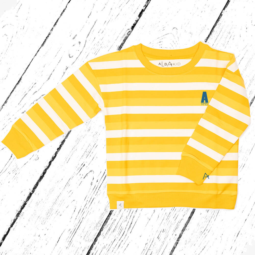 Albababy Pulli Sean Sweat Daffodil Stripes