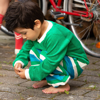 Albababy Hose Playing Wild Pants Jelly Bean Stripes