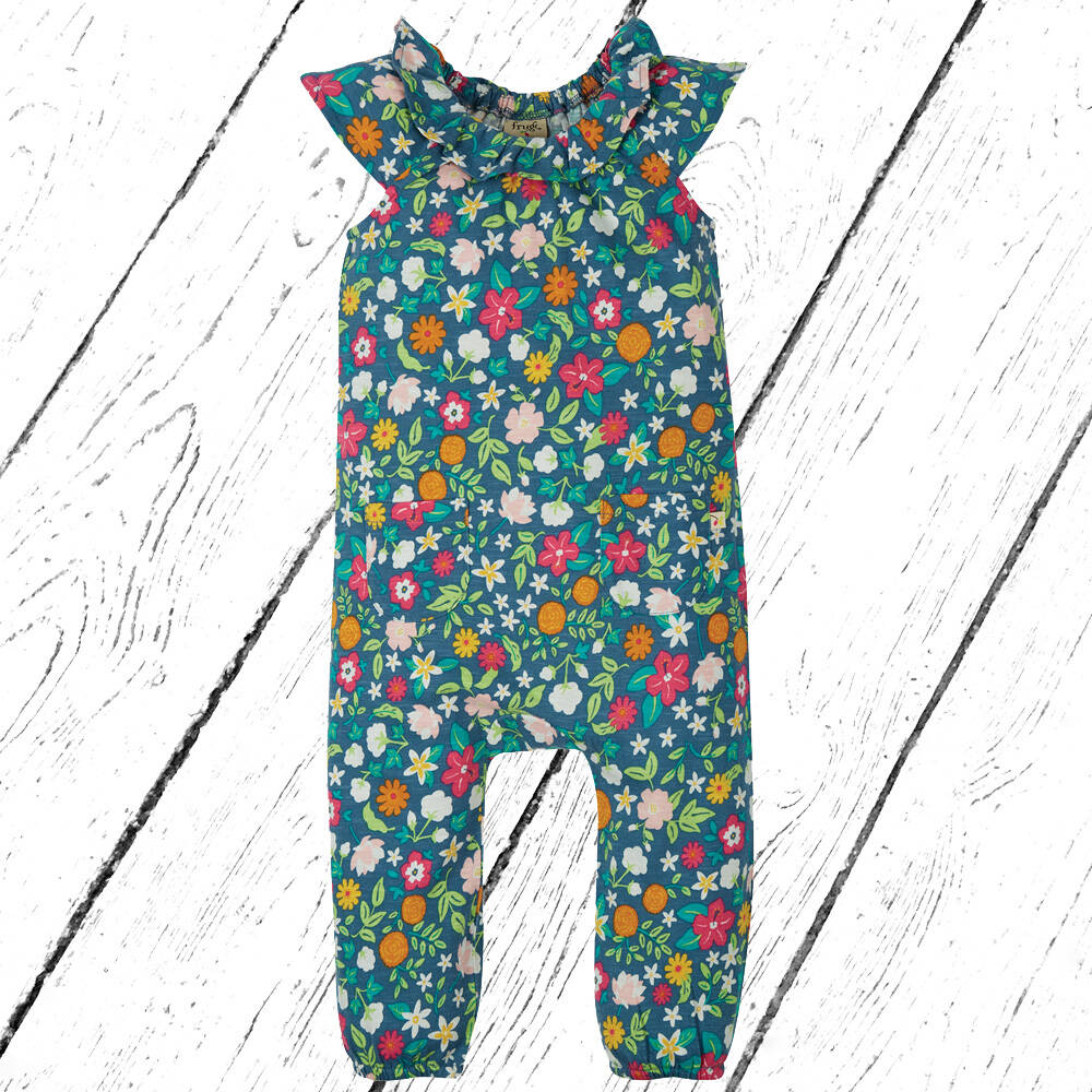 Frugi Overall Esther Playsuit Flower Valley