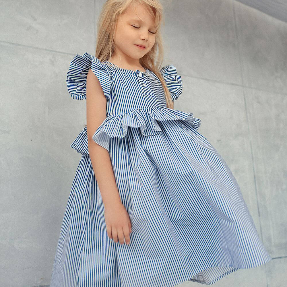 Zezuzulla Kleid Mimi Dress Blue Stripes