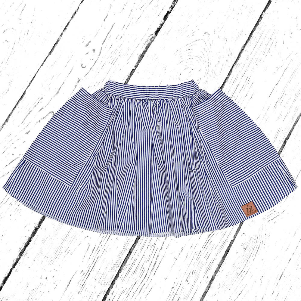 Zezuzulla Rock Pocketed Skirt Blue Stripes