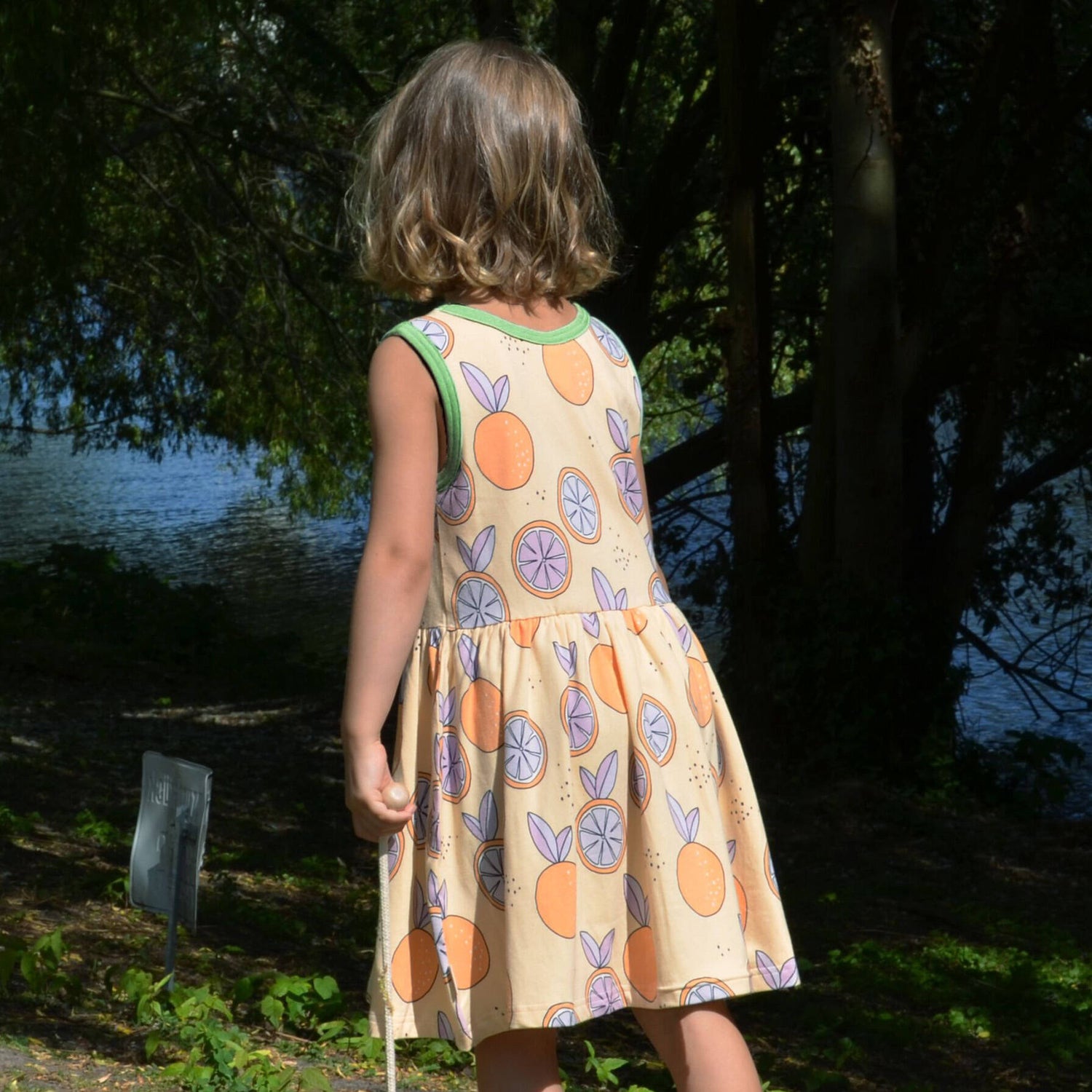 Meyadey by Maxomorra Kleid Dress Spin CITRUS SUN