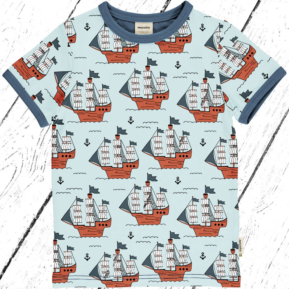 Meyadey by Maxomorra T-Shirt Top SS PIRATE ADVENTURES