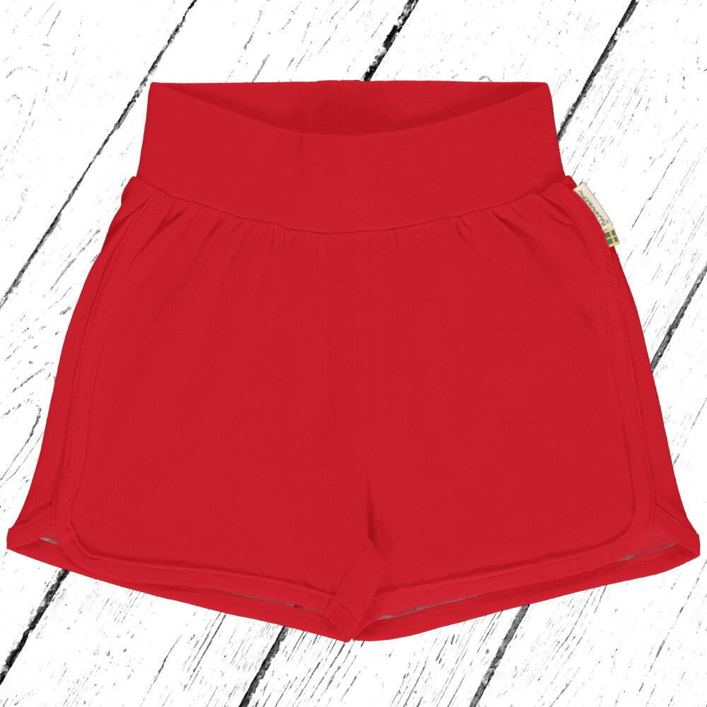 Maxomorra Runner Shorts SOLID RUBY