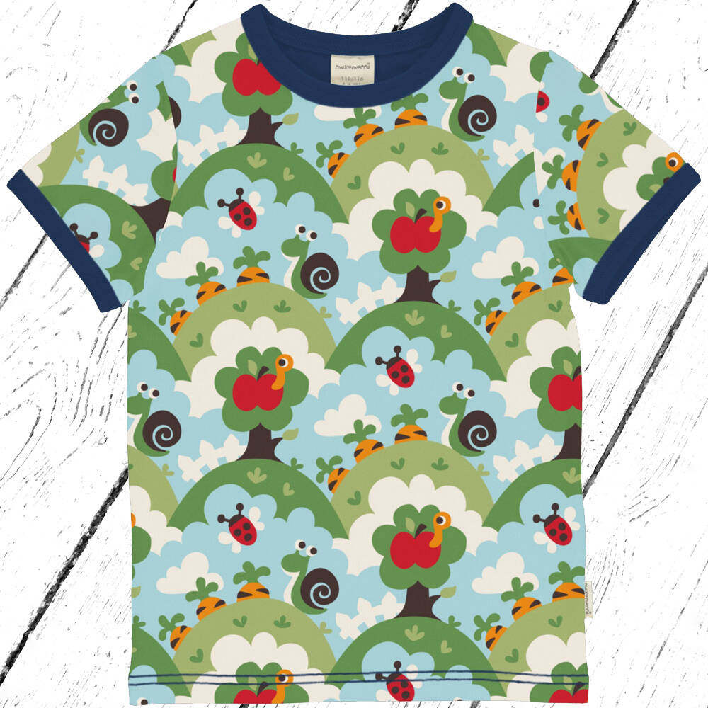 Maxomorra T-Shirt Top SS GARDEN