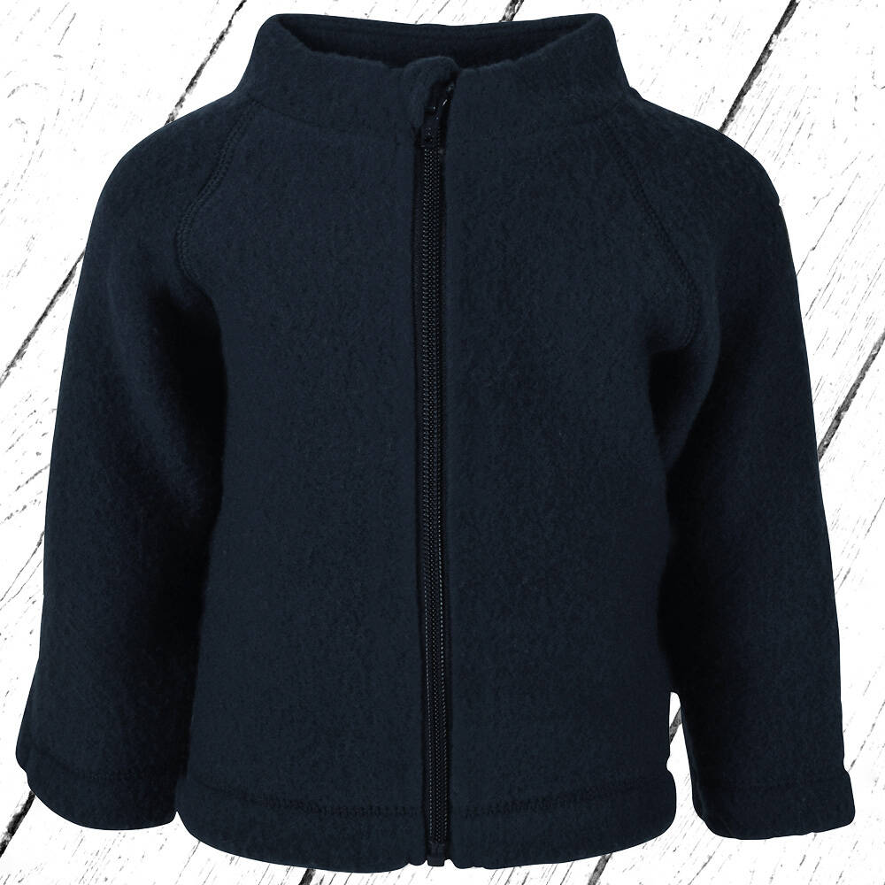 Mikk-Line Jacke Merino Wool Baby Jacket Blue Night