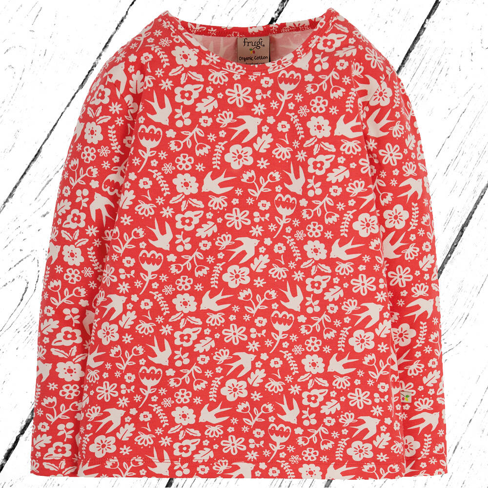 Frugi Shirt Bryher Top Watermelon Bloom