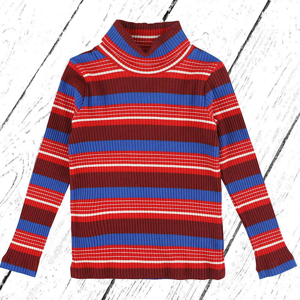 Lily Balou Ripp Shirt Emiel Turtleneck Red Stripes