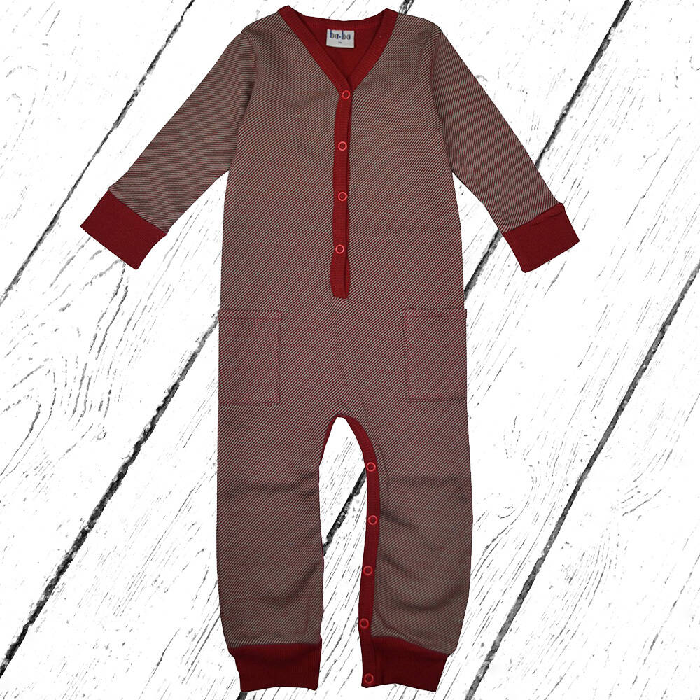 Baba Kidswear Overall Bodysuit Diagonal Stripes