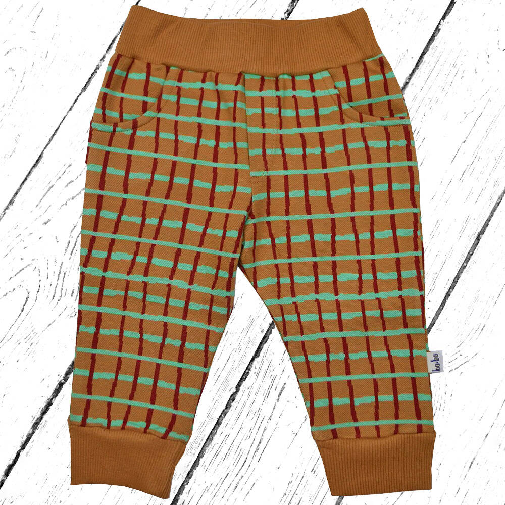 Baba Kidswear Hose Baggy Pant Raster Green