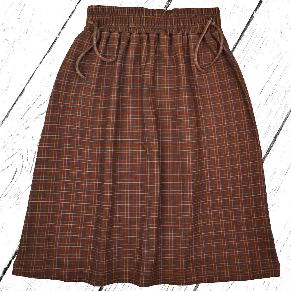 Baba Kidswear Rock Chaga Skirt Brown Check