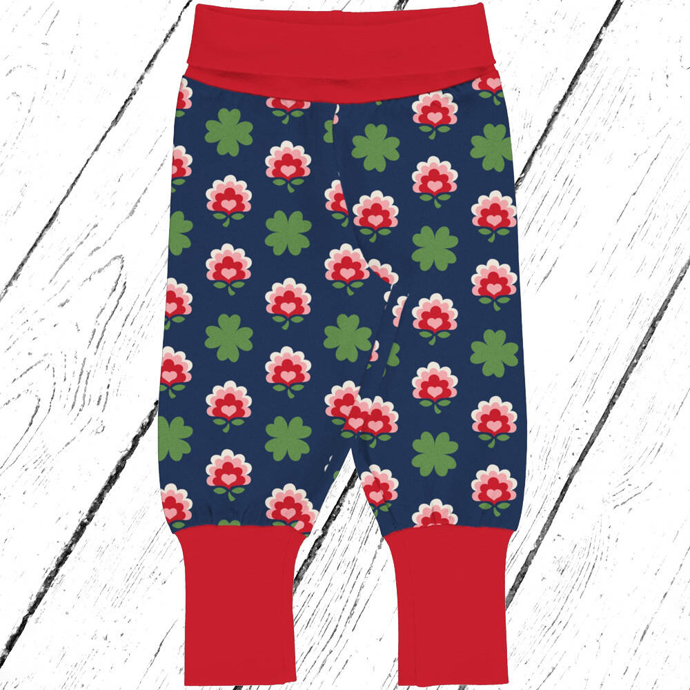 Maxomorra Hose Pants Rib CLOVER