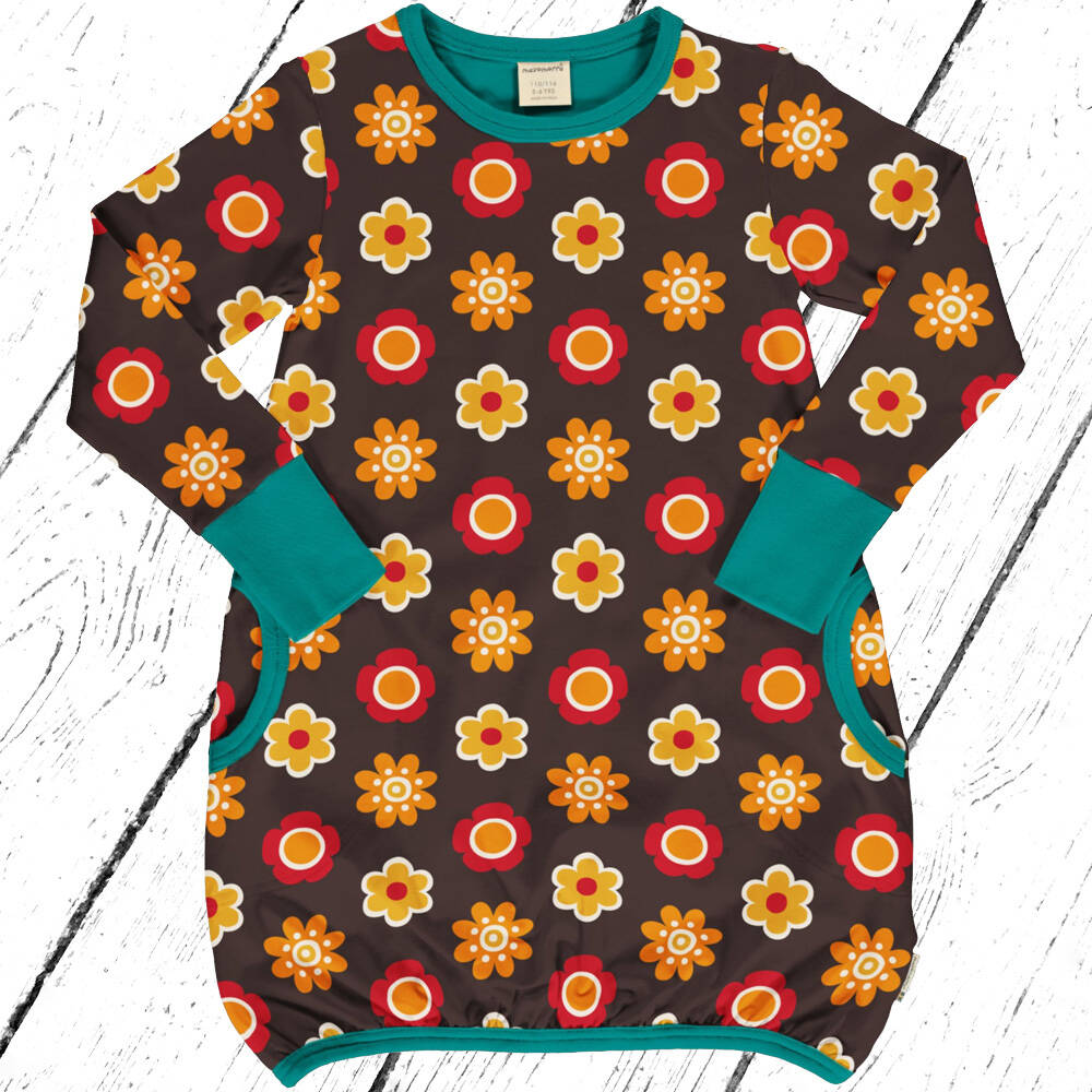 Maxomorra Kleid Dress Balloon FLOWER