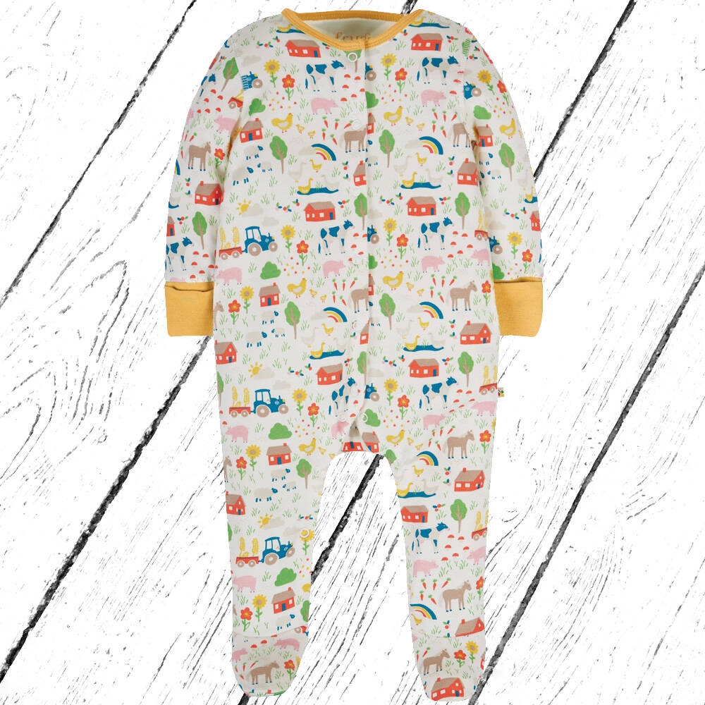 Frugi Overall Lovely Babygrow Life At The Farm