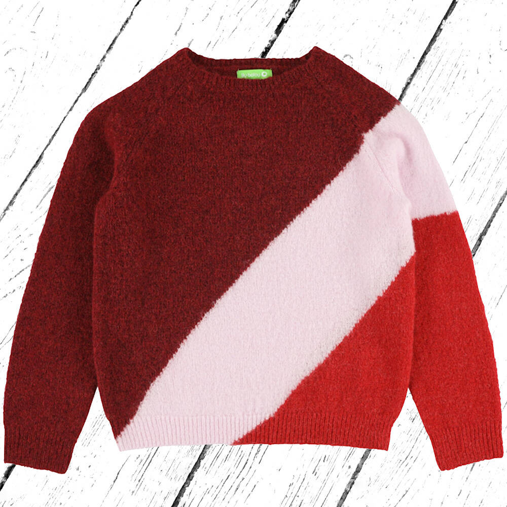 Lily Balou Strickpulli LUDA Colourblock Jumper Burgundy