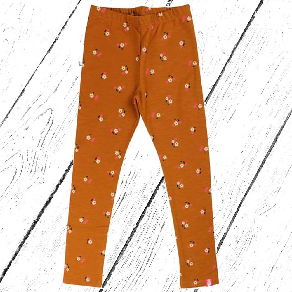 Danefae Organic Andrea Leggings Mustard MINIFLOWERS