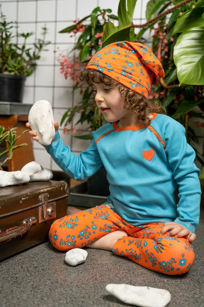 Albababy Haniella Leggings Dragon Fire Flower Garden