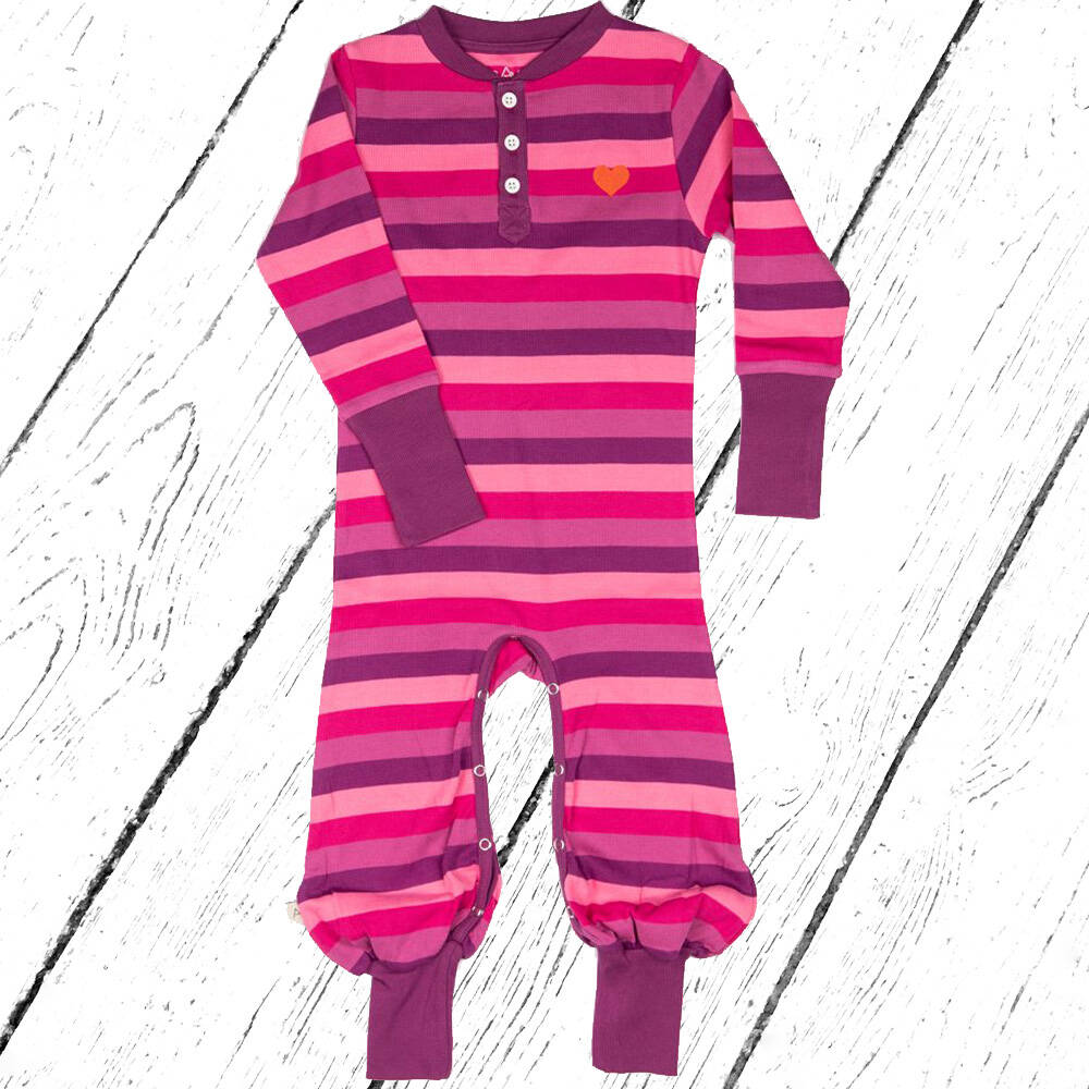 Albababy Overall My Alba Playsuit Very Berry Big Stripe