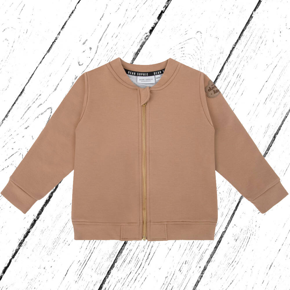 Dear Sophie Sweatjacke Bomber Jacket GEPARD BROWN