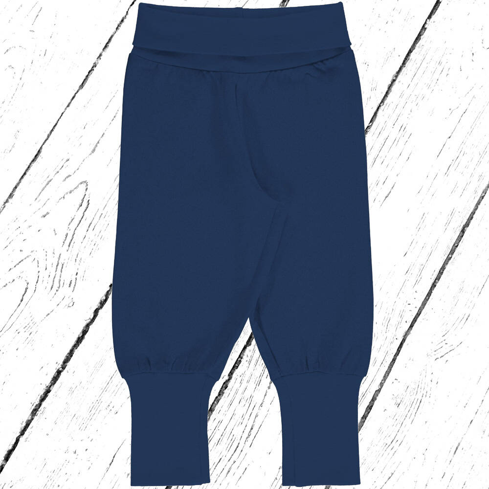 Maxomorra Hose Pants Rib SOLID NAVY