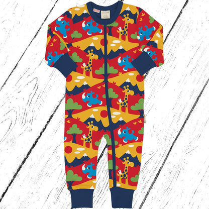 Maxomorra Overall Rompersuit SAVANNA