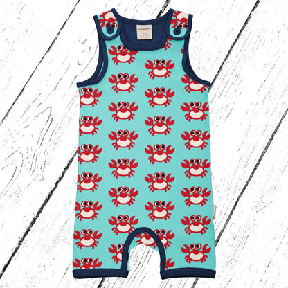 Maxomorra Trägeranzug Playsuit Short CRAB