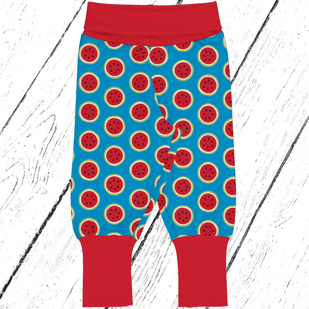 Maxomorra Hose Pants Rib WATERMELON