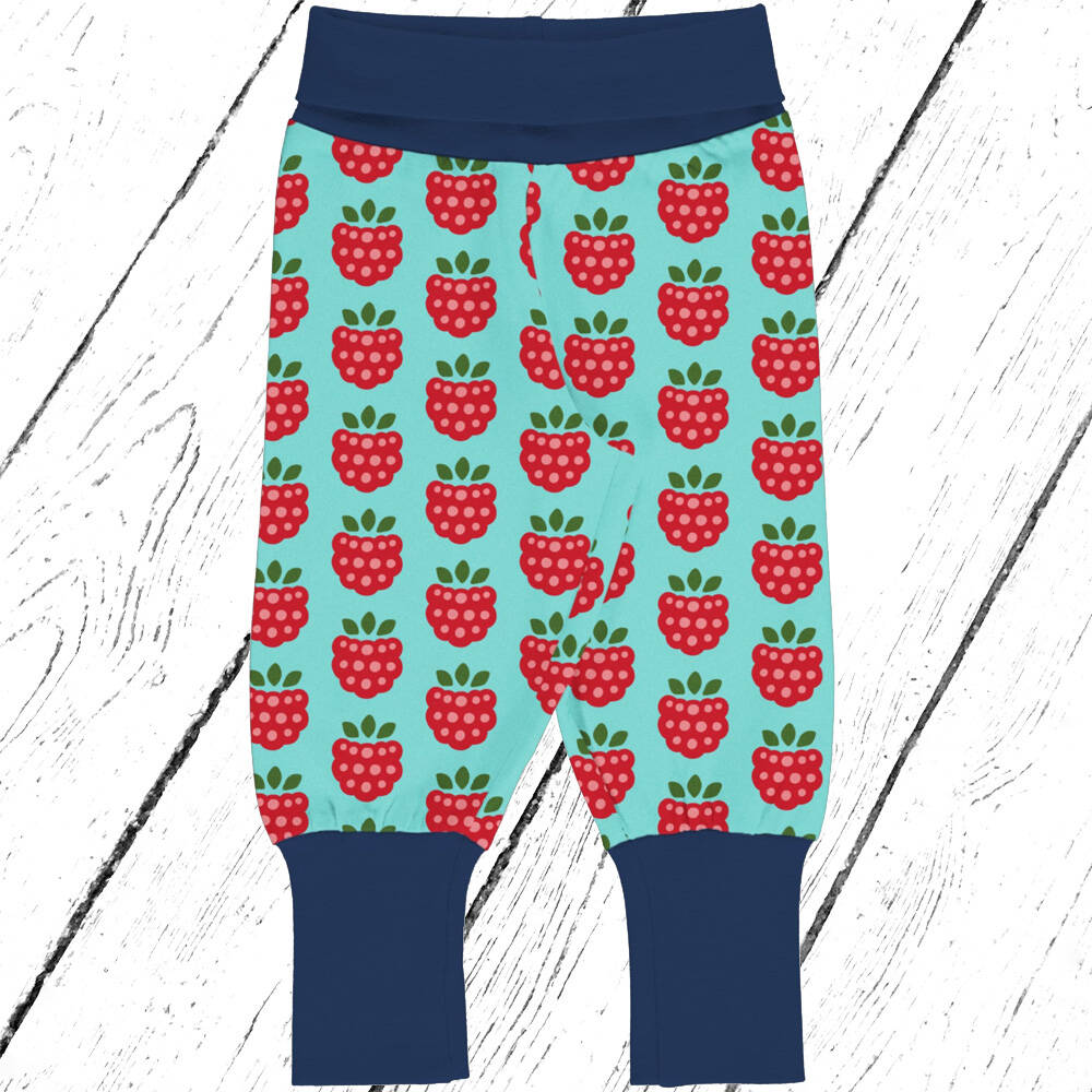 Maxomorra Hose Pants Rib RASPBERRY