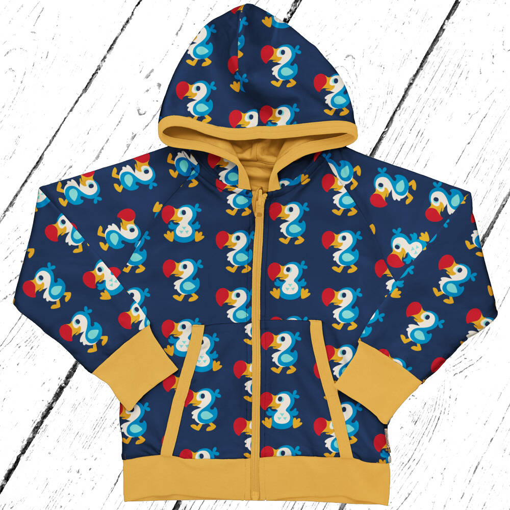 Maxomorra Wendejacke Cardigan Hood Reversible DODO