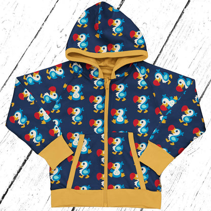 Maxomorra Wendejacke Cardigan Hood Reversible DODO